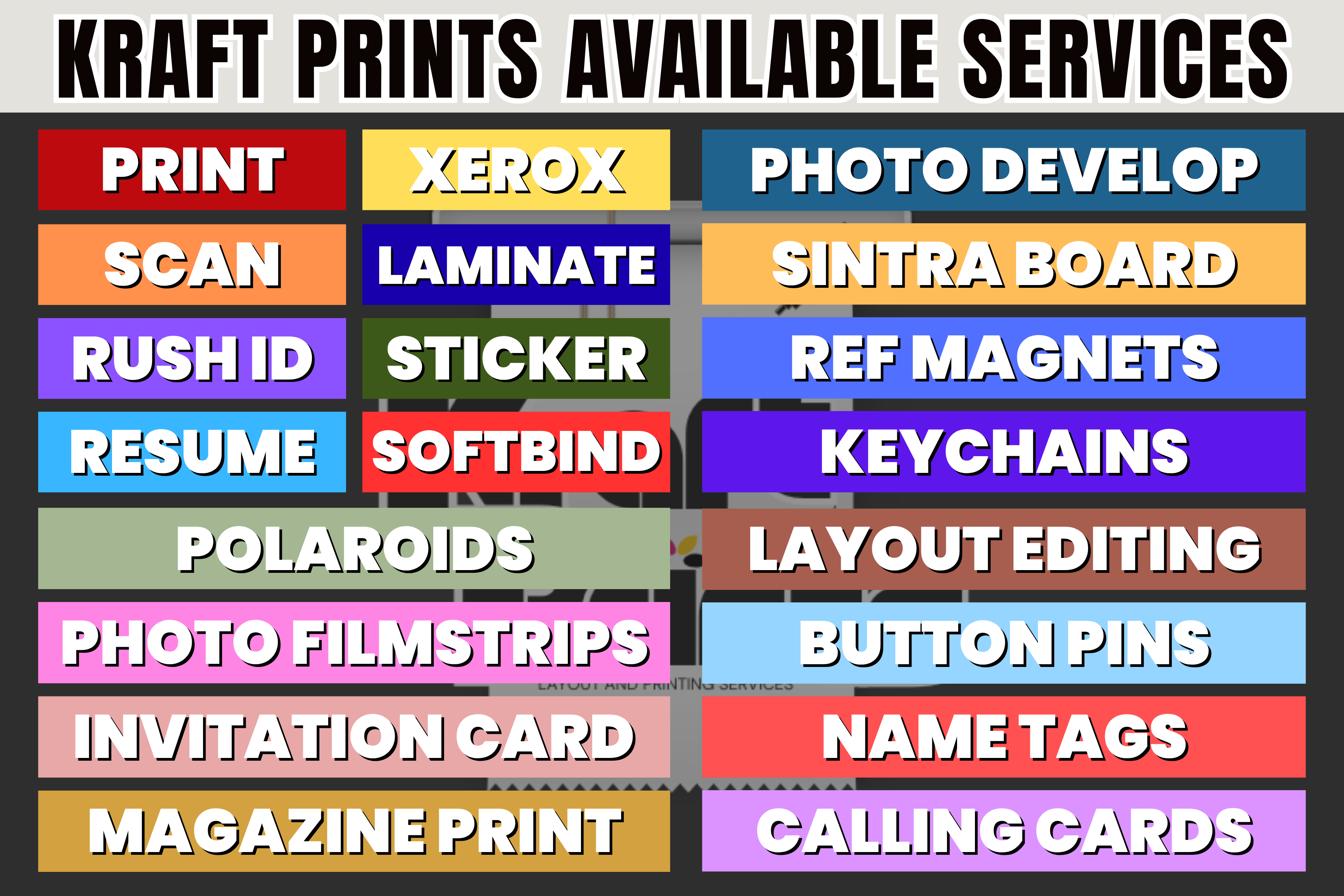 Kraft Prints